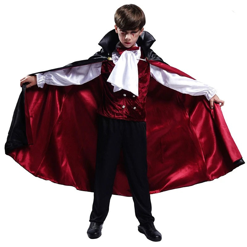 Halloween Kids Vampire Costume - Boys Costume for Halloween Party and Dressing Up