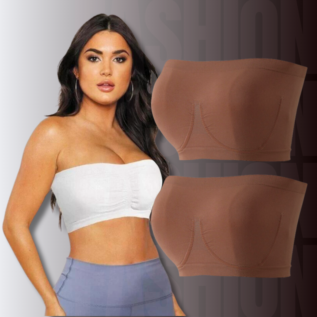 Ladies Strapless Seamless Bandeau Bra – Comfortable Support for Every Day