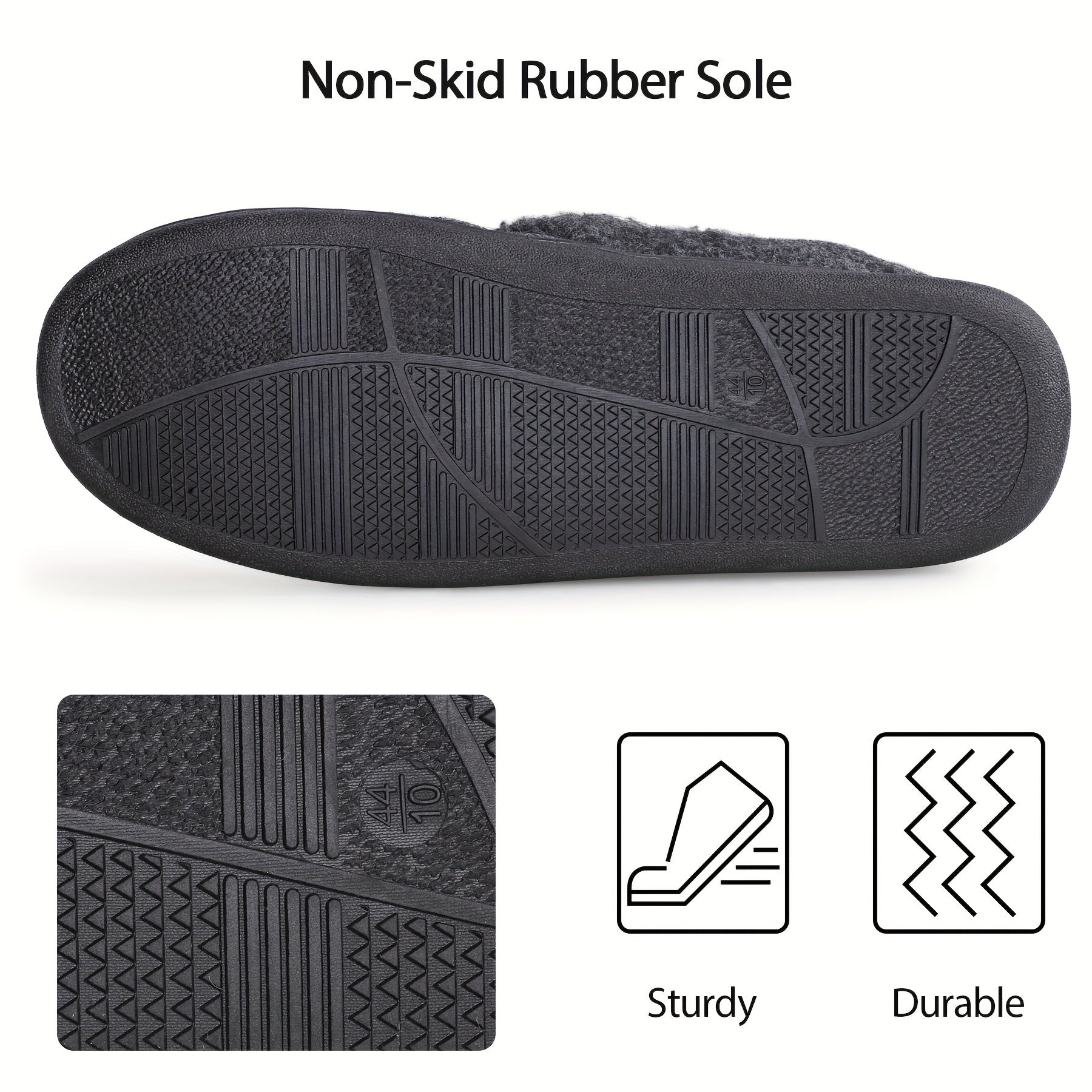 Men's Slippers with Ankle Strap and Velcro Closure – Comfortable Vintage House Shoes for Daily Use