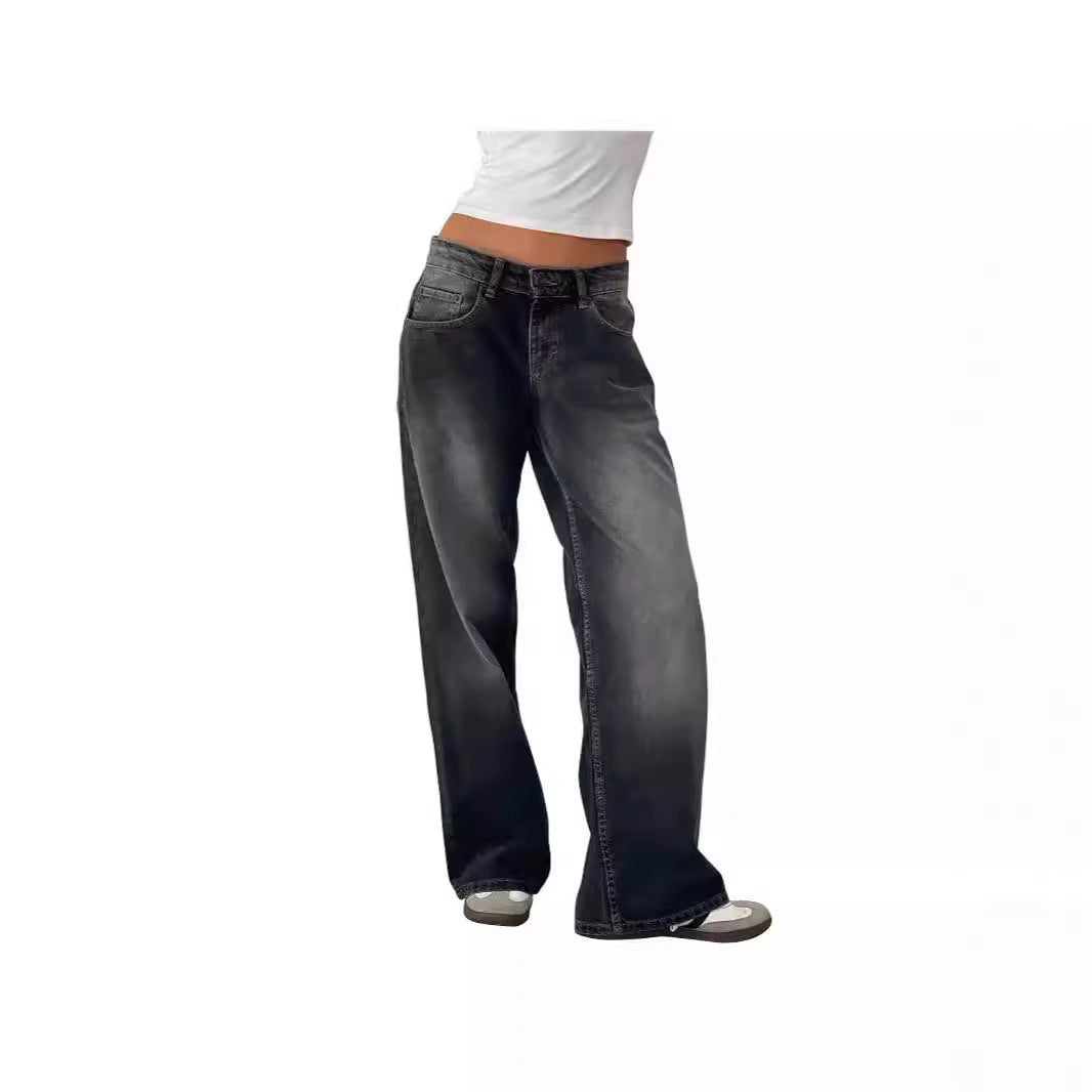 Vanessa – Wide Denim Pants with Feminine Cut