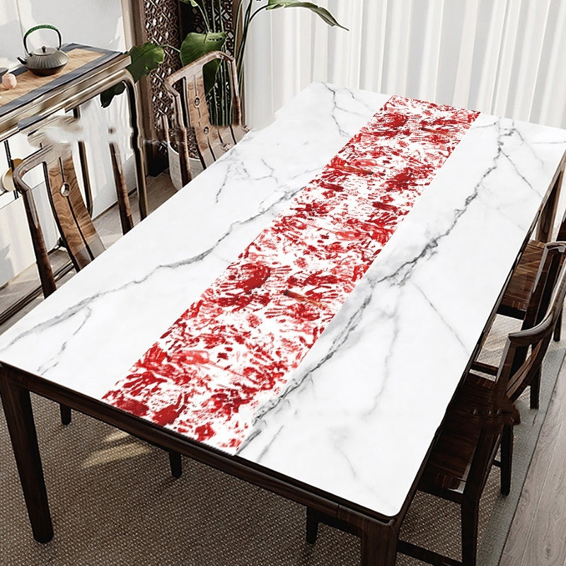 Halloween Table Runner for Party Decoration and Creepy Atmosphere