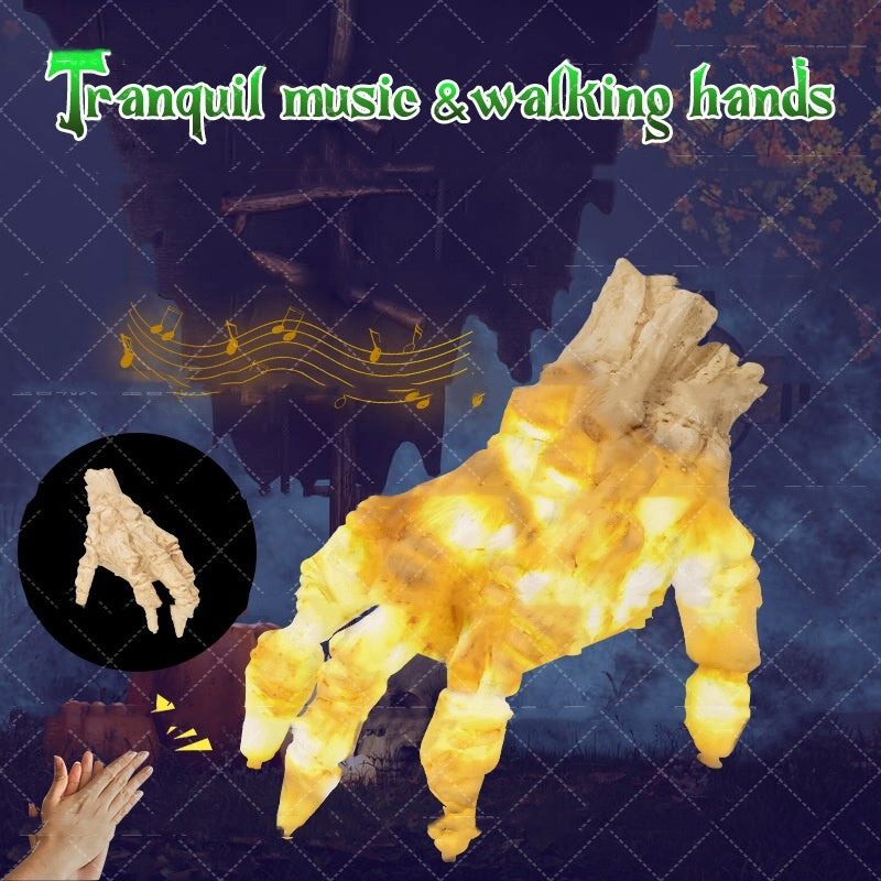 Halloween Decoration Electric Ghost Hand With Light and Sound For Creepy Atmosphere