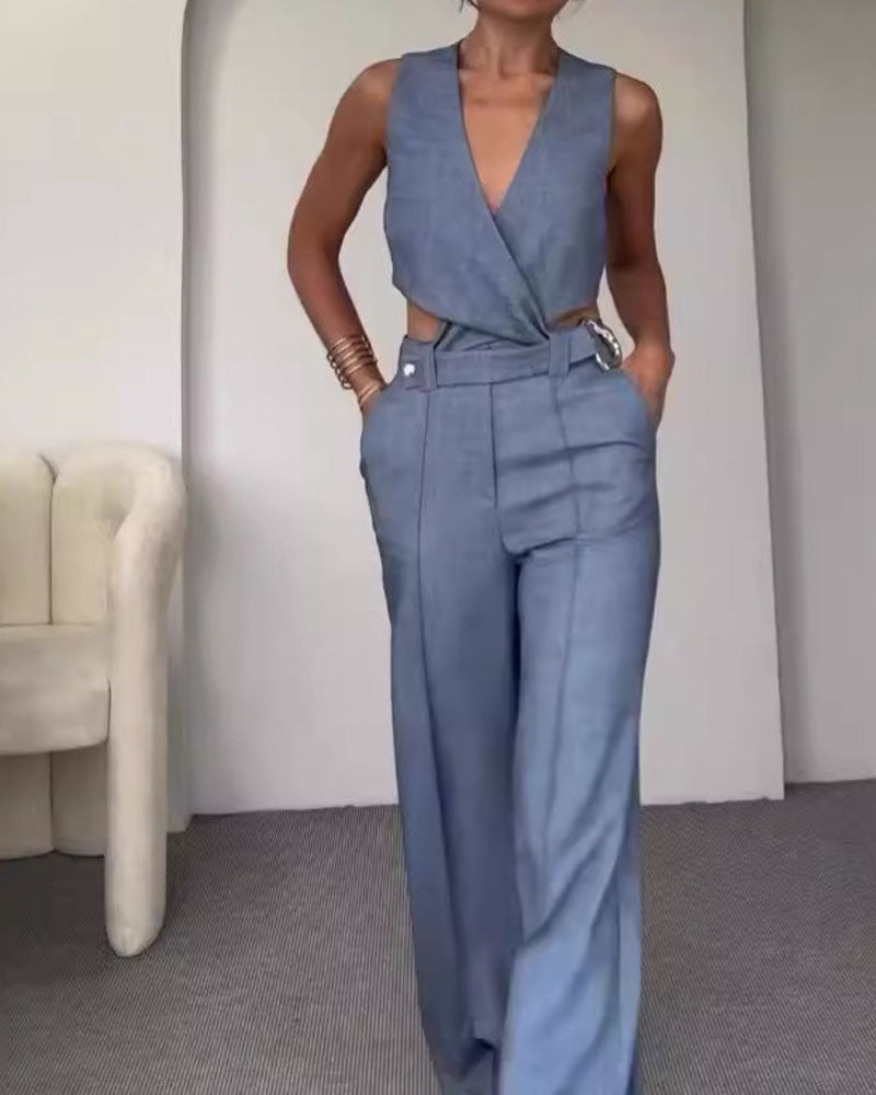 Julie – Crop Top and Long Pants