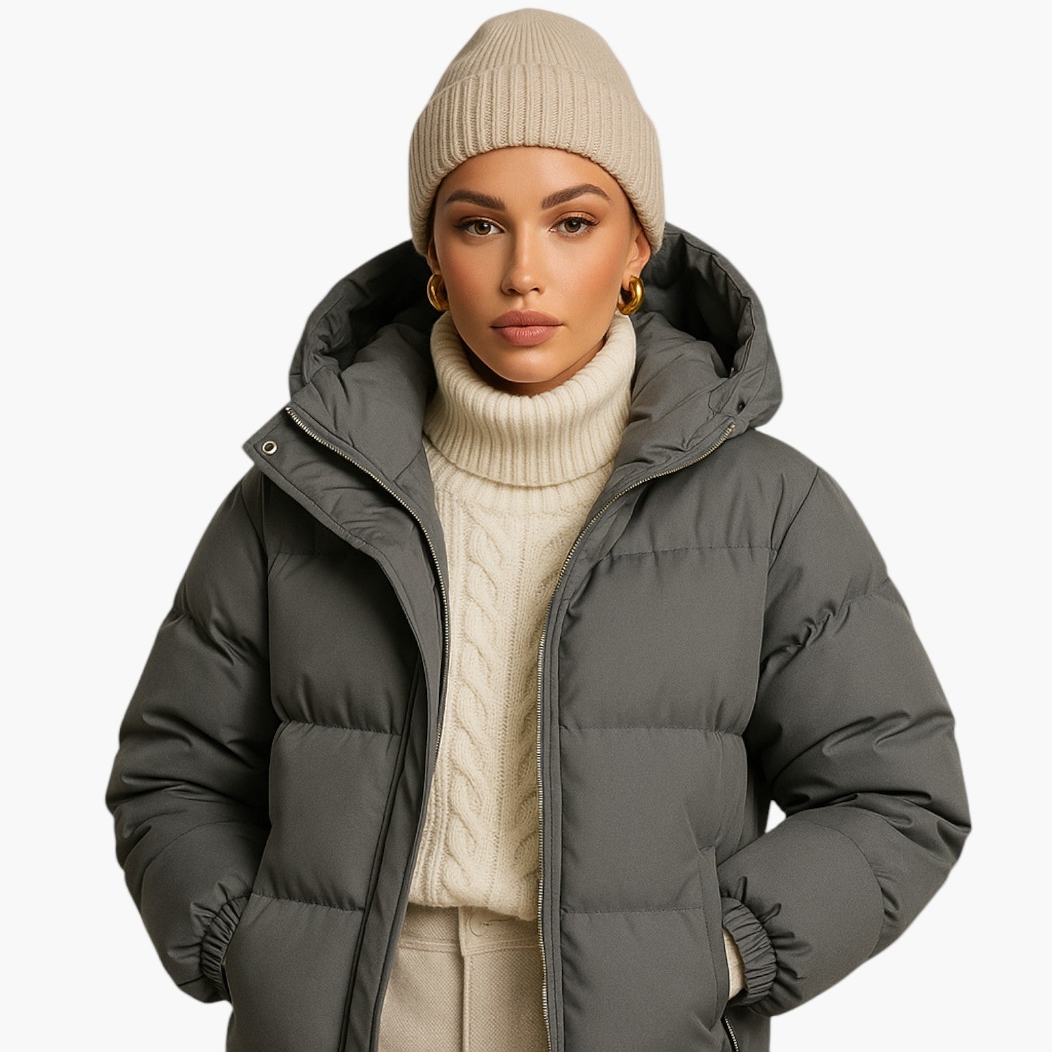 Unisex Winter Parka Jacket – Warm Waterproof Puffer for Outdoors and City