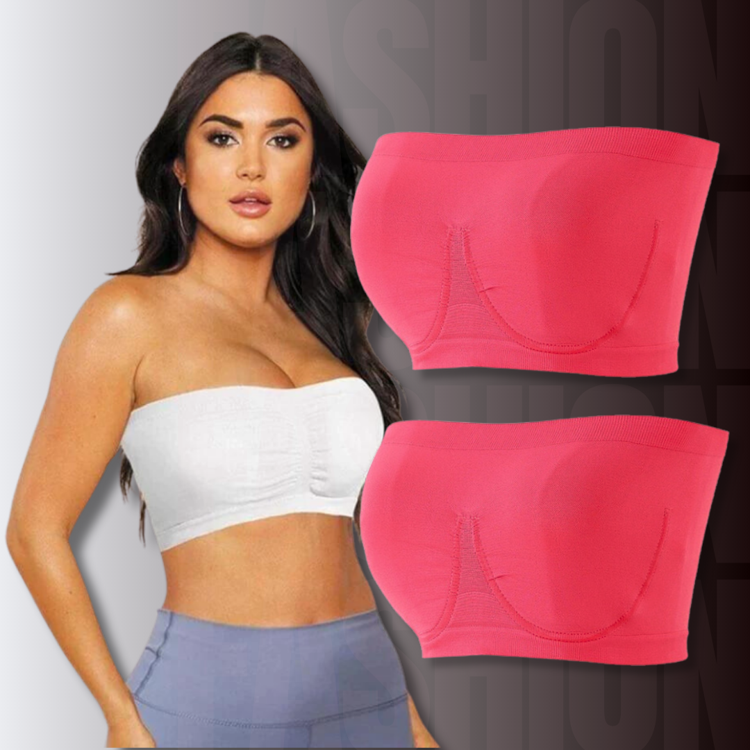Ladies Strapless Seamless Bandeau Bra – Comfortable Support for Every Day