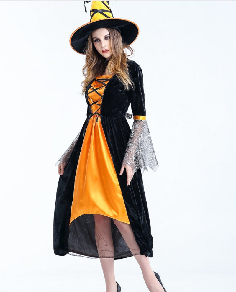 Ladies Halloween Witch Costume – Festive Outfit for Halloween Party or Dressing Up