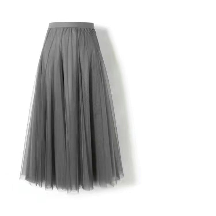 Women's pleated midi skirt – elegant A-line with flair for party, work & weekend