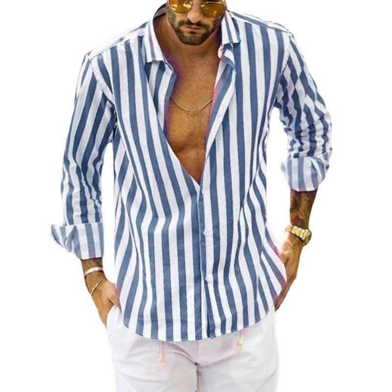 James – Loose Striped Polo Shirt