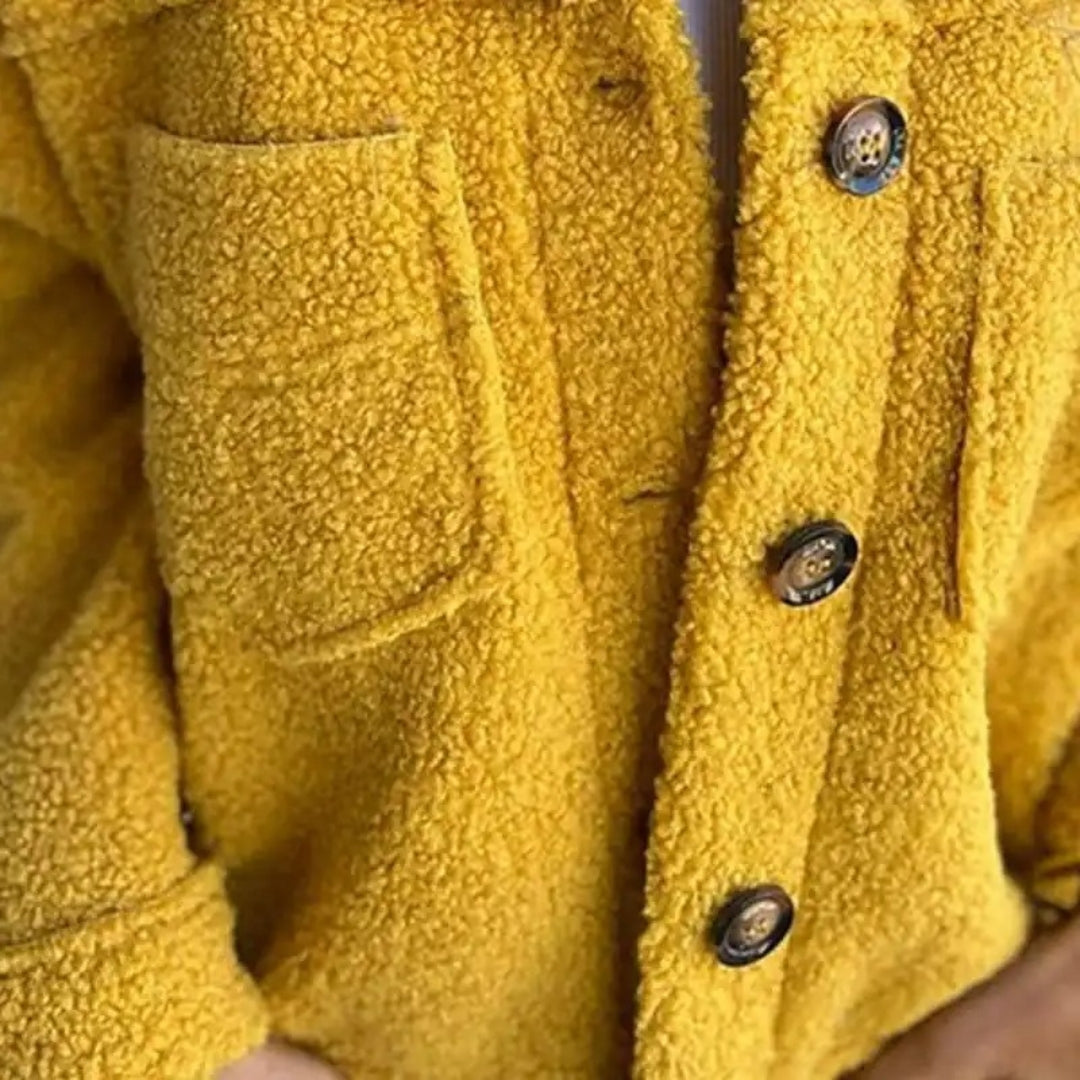 Women's Teddy Fleece Jacket – Fashionable Sherpa Jacket for Comfort and Warmth
