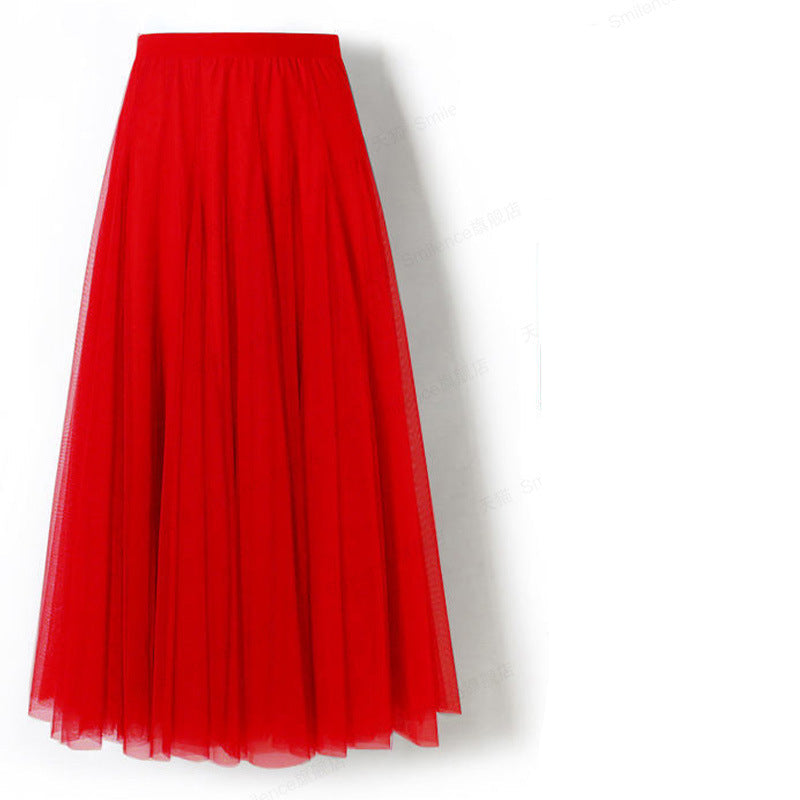 Women's pleated midi skirt – elegant A-line with flair for party, work & weekend