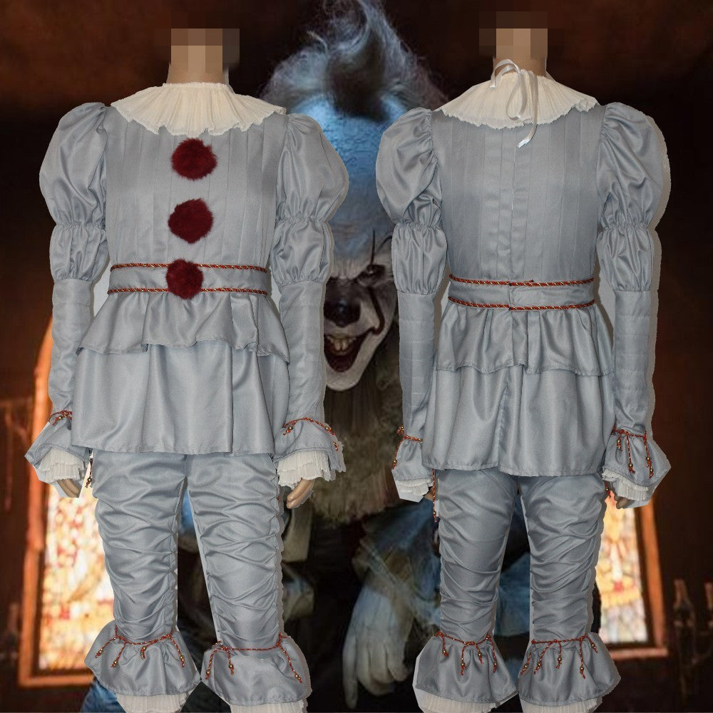 Halloween Clown Costume Adults – Creepy Pennywise Outfit for Party & Cosplay