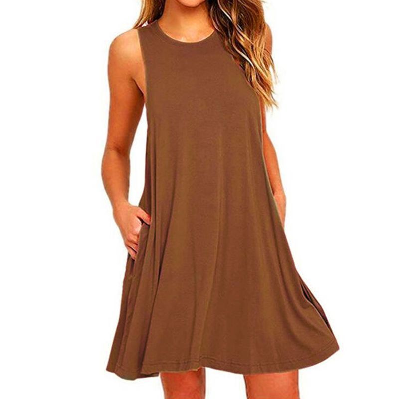 Ladies A-line Summer Dress with Casual Fit