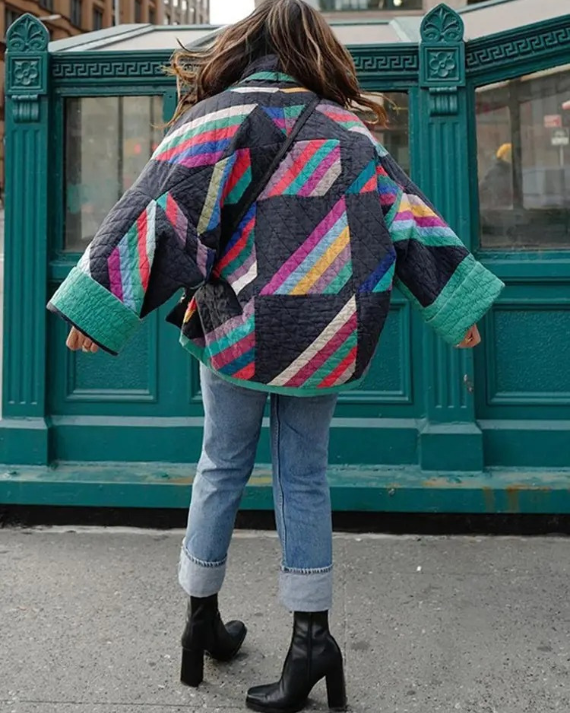 Jessica – Retro Padded Oversized Jacket