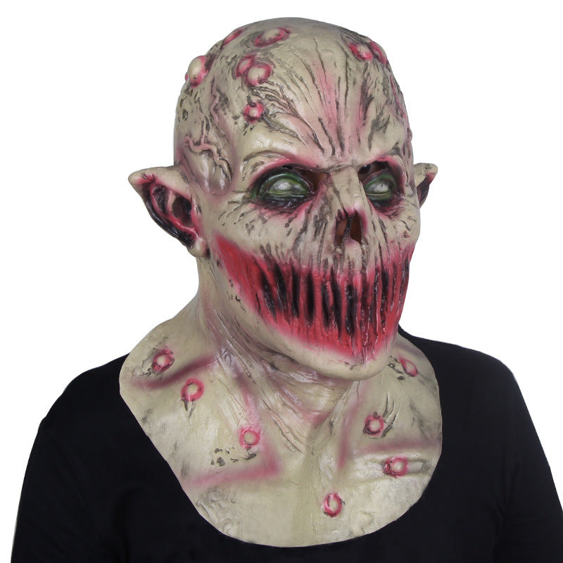 Halloween Deadly Silence Mask for Adults Unisex – Creepy Latex Mask for Party, Trick-or-Treat and Party Decoration