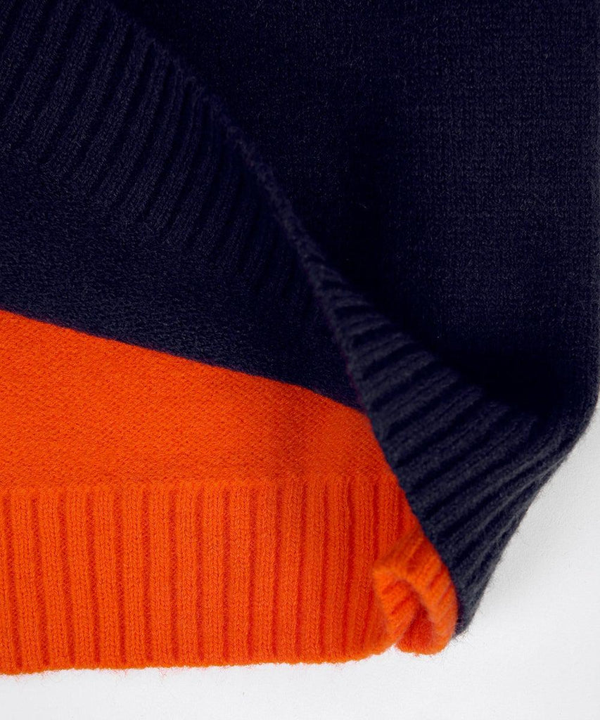Women's Sweater Colorblock Style – Modern Fitted Sweater for Urban Looks