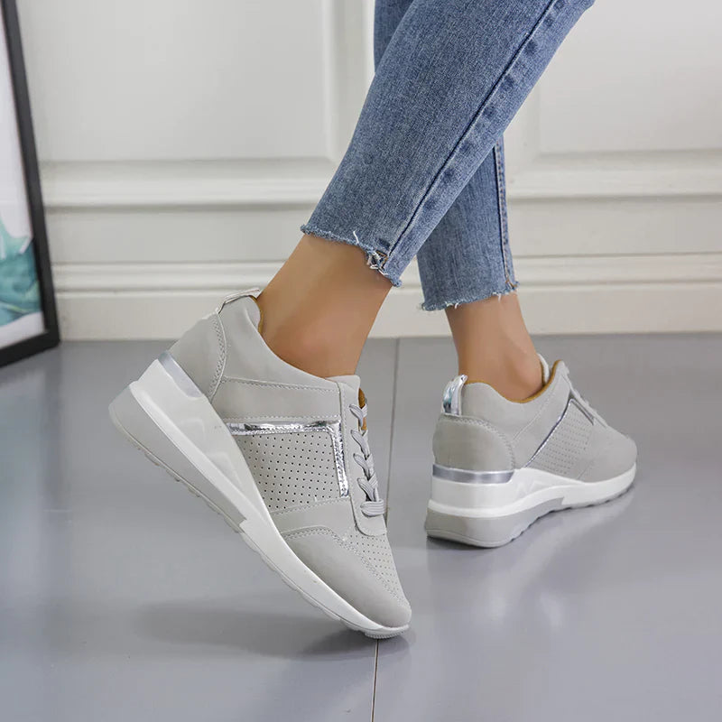 Women's Orthopedic Sneakers with Wedge Heel – Comfort & Style for Daily Use