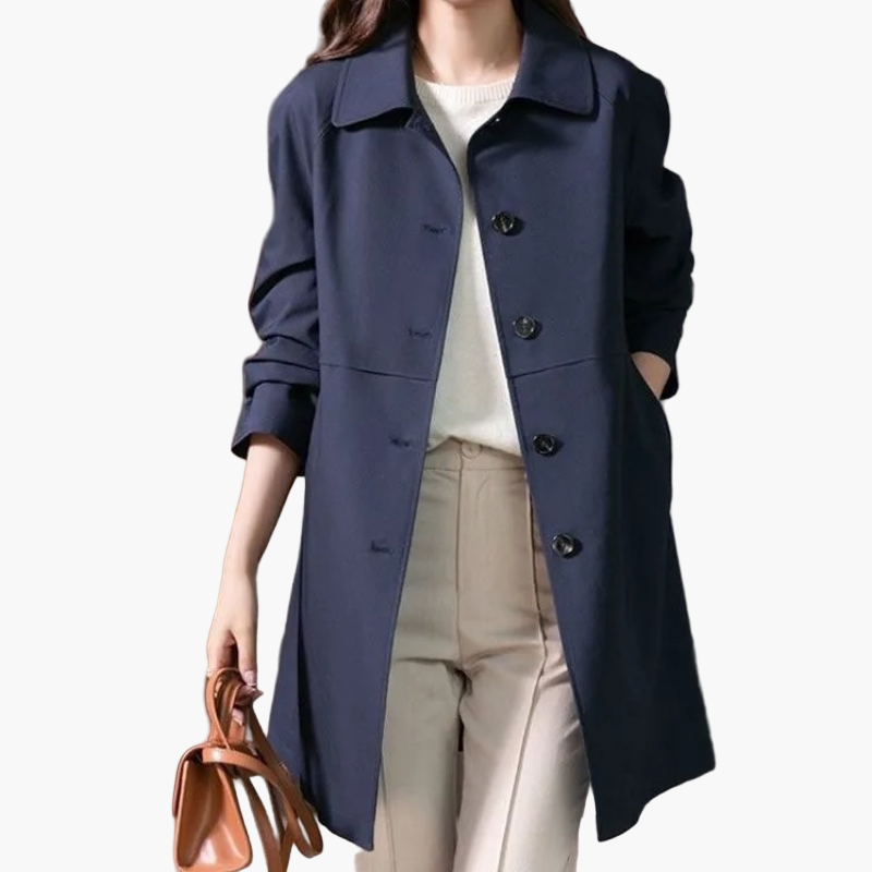 Ladies Classic Trench Coat – Timeless Elegance for Every Occasion