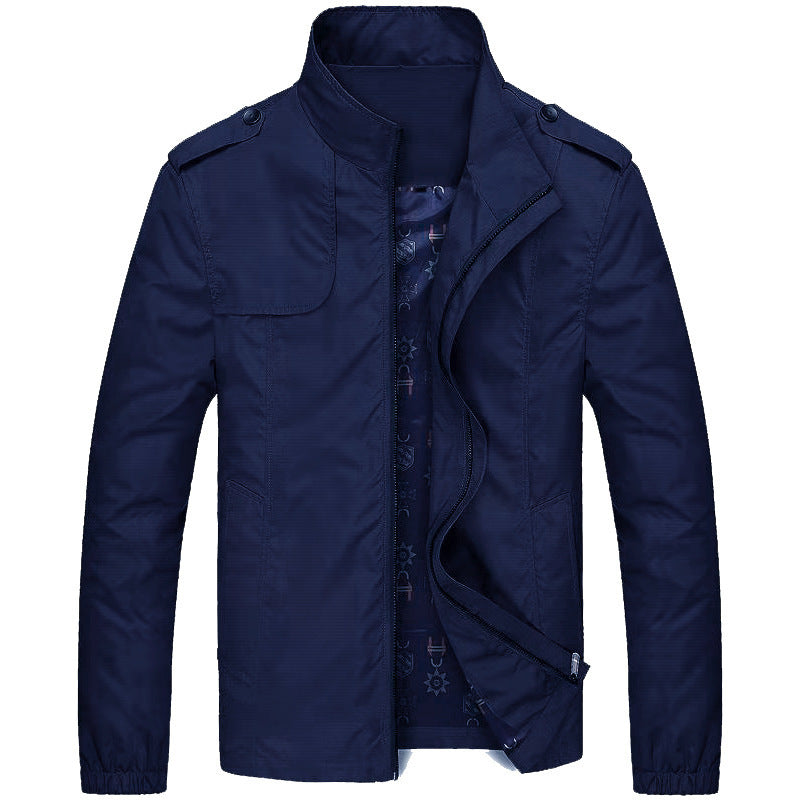 Men's Casual Slim Fit Jacket – Stylish Outdoor Leisure Jacket for Autumn