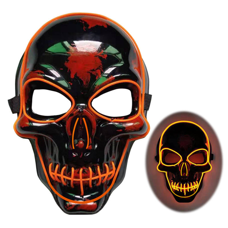 Halloween LED Skull Mask for Adults – Cool Illuminated Mask for Parties, Trick-or-Treat & Cosplay