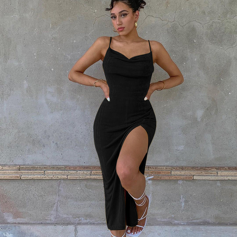 Jasmine – Knitted Dress with Split