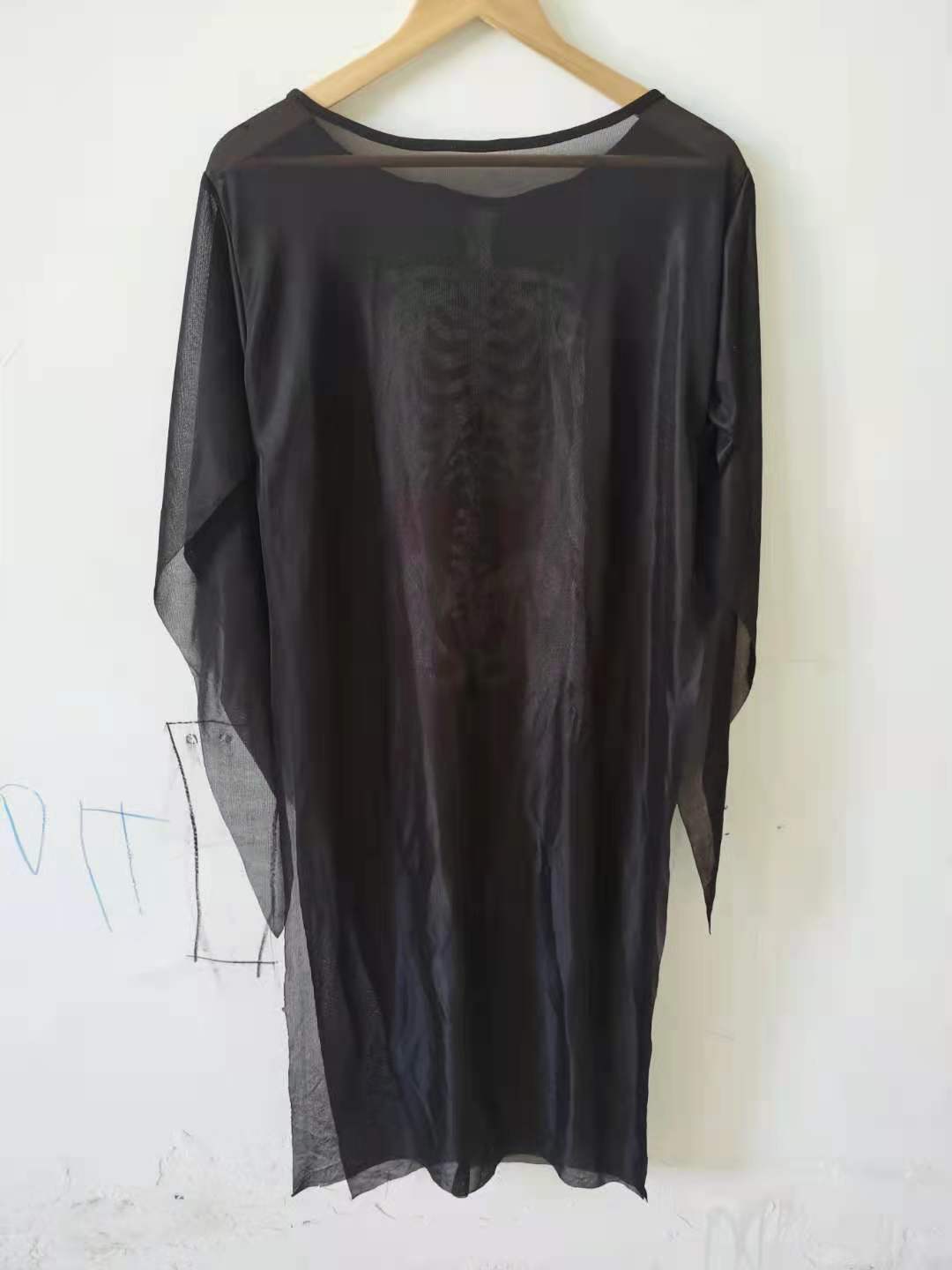 Halloween Skeleton Dress for Women - Spooky Costume for Party & Trick-or-Treat