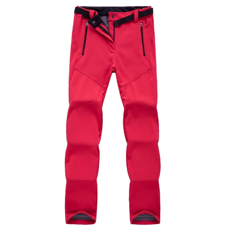 Women's Outdoor Hiking Pants Softshell Waterproof and Warm – Ideal for Trekking, Hiking and Daily Use