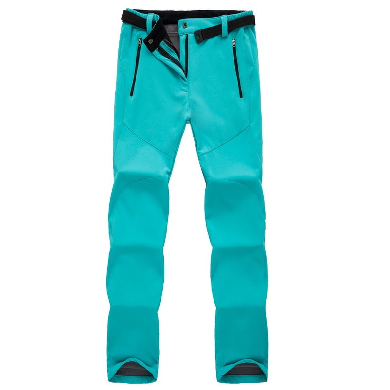 Women's Outdoor Hiking Pants Softshell Waterproof and Warm – Ideal for Trekking, Hiking and Daily Use