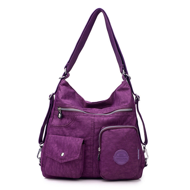 Ruth – Luxury Waterproof Nylon Shoulder Bag with Large Capacity