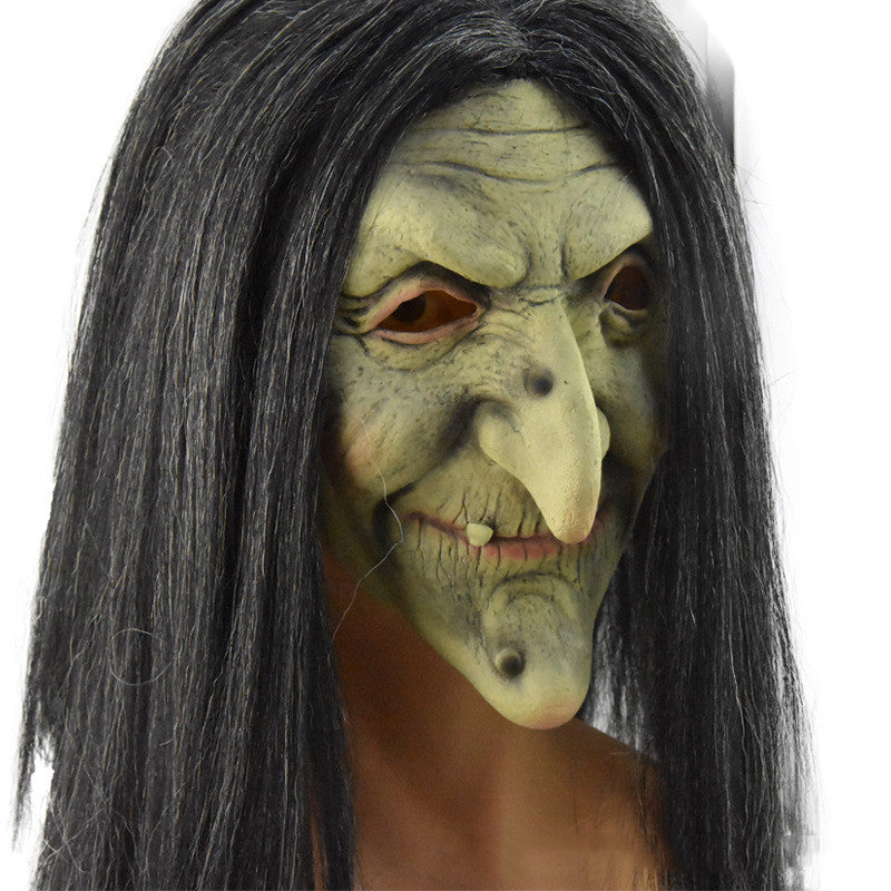 Halloween Mask Witch Mask for Adults – Creepy Costume Accessory