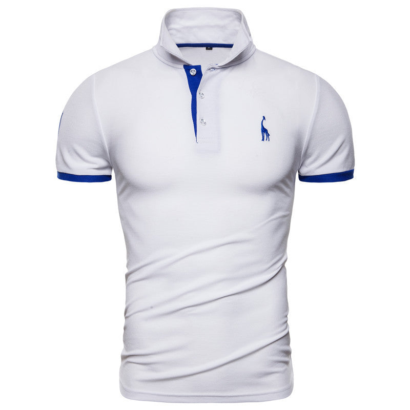 Dennis – Slim Fit Polo Shirt with Sporty Elegance and Contrast Details