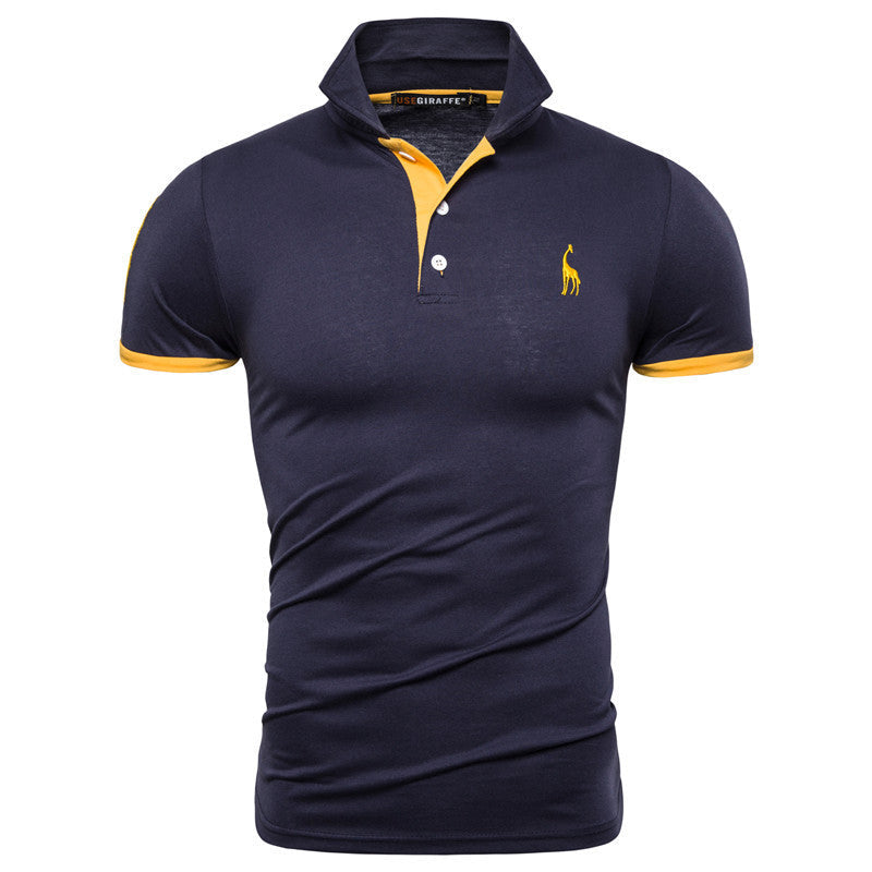 Dennis – Slim Fit Polo Shirt with Sporty Elegance and Contrast Details