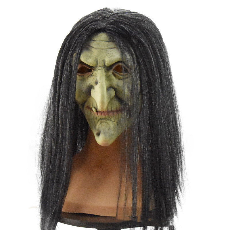 Halloween Mask Witch Mask for Adults – Creepy Costume Accessory