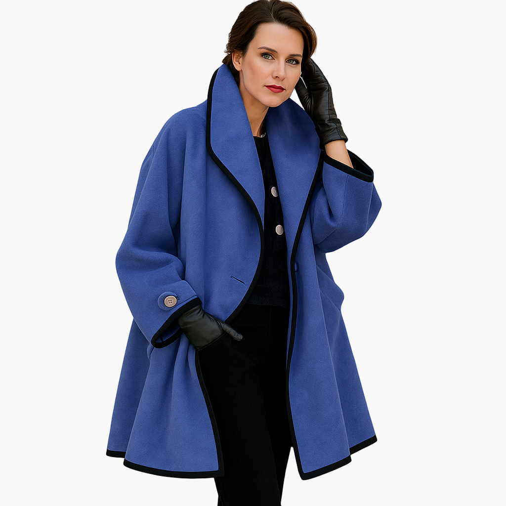 Women's Oversized Trenchcoat – Stylish Elegance for Winter, Fashionable Coat for Daily Use