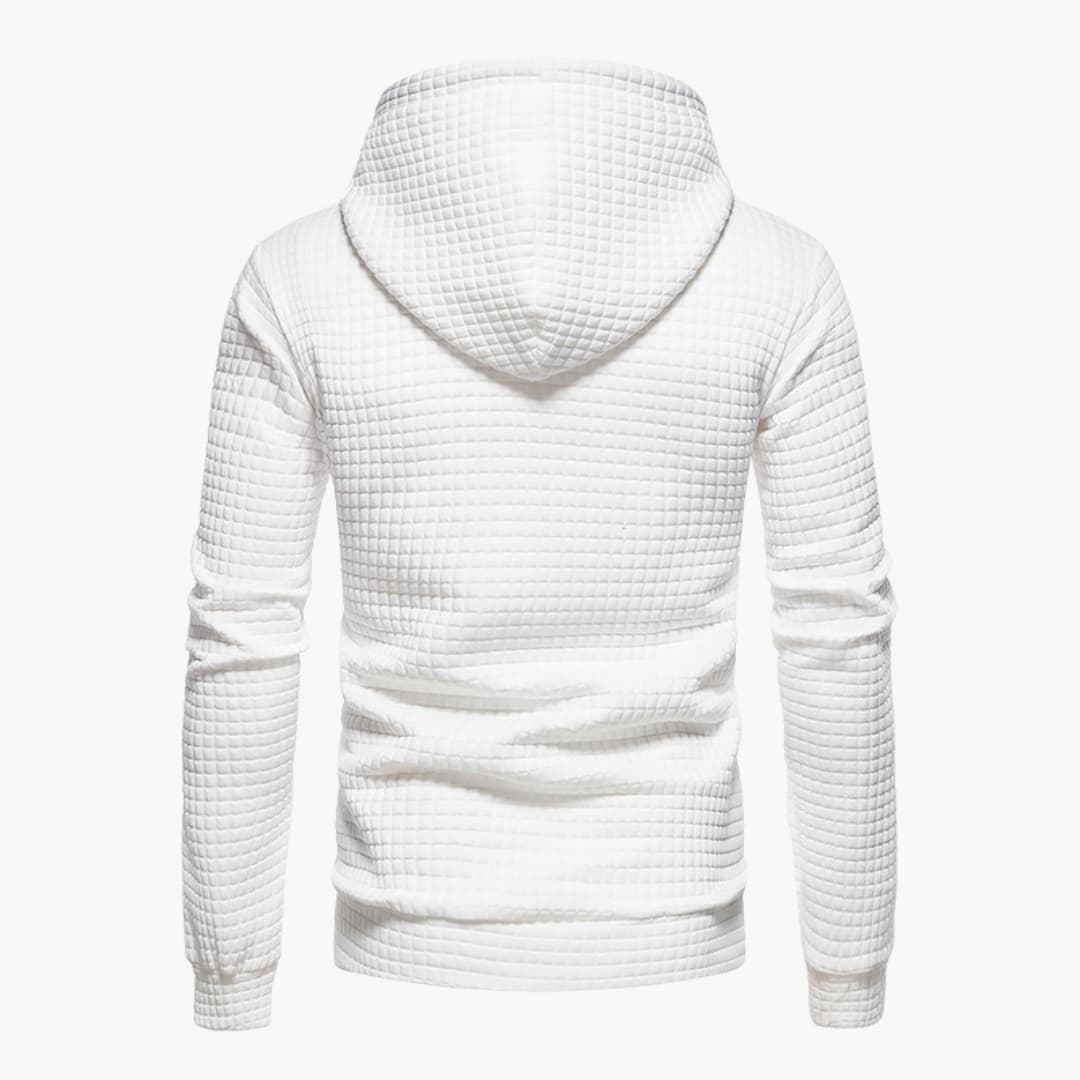 Men's Hoodie Casual Checked Design Comfortable Style for Daily Use