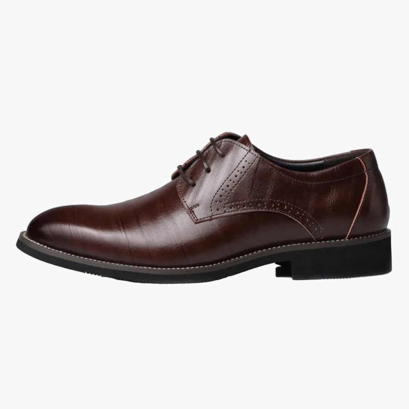 Men's Oxford Lace-up Shoes Vegan Leather – Classic & Business
