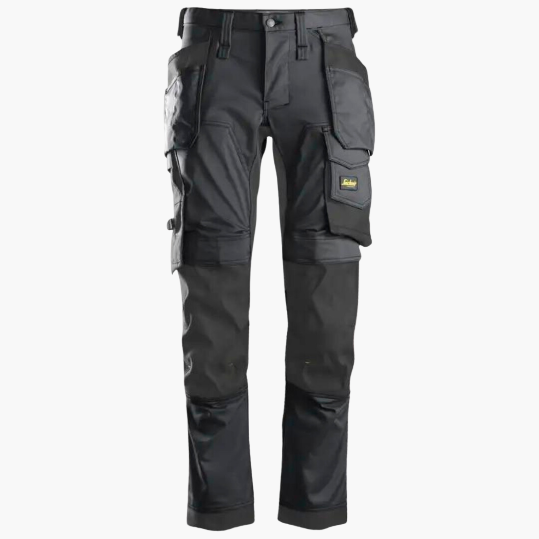 Men's Work Pants with Holster Pockets and Stretch – Ideal for Intensive Use