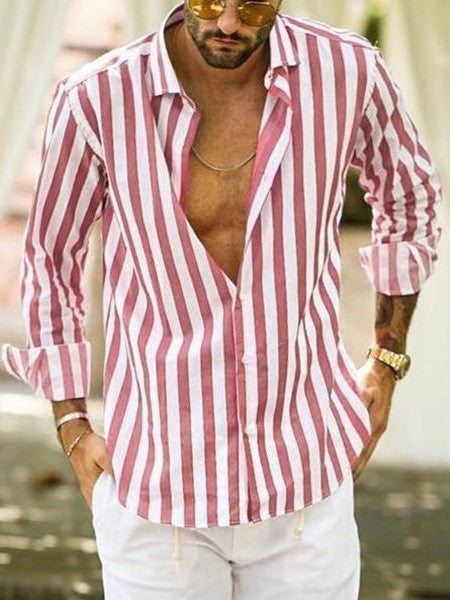James – Loose Striped Polo Shirt