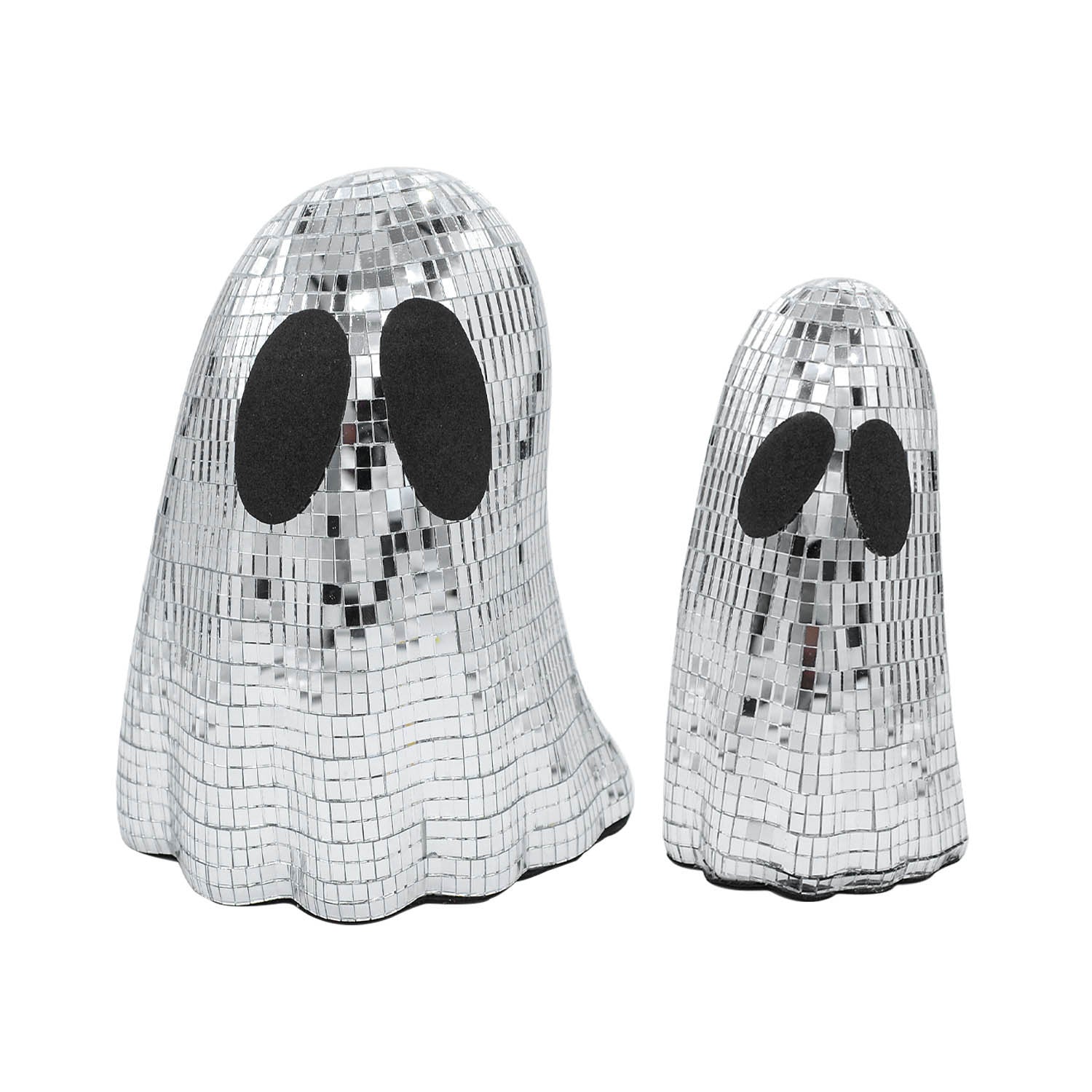 Halloween Spook Disco Decoration Set – Shiny Ghost Figures for Party & Atmospheric Decoration