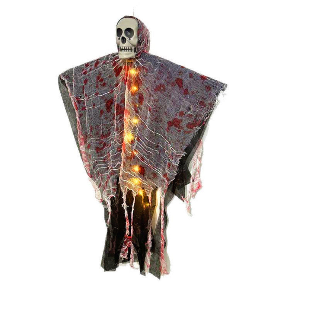 Halloween Luminous Hanging Ghost Skull Decoration for Party & Garden
