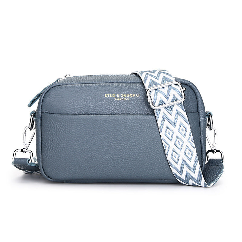 Women's crossbody shoulder bag with wide strap – Fashionable and practical for daily use