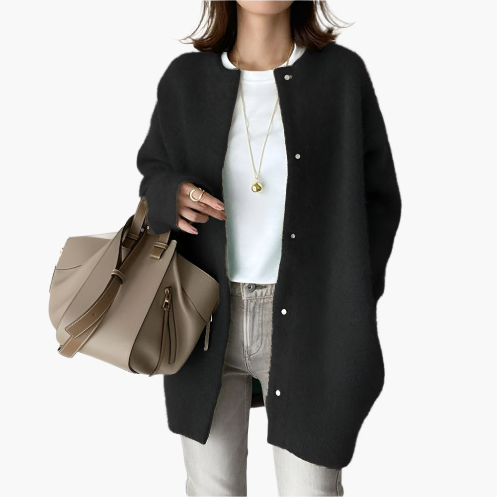 Women's Casual Elegant Knitted Cardigan for Daily Use