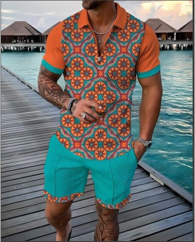 Harvey – Summer suit with short sleeves