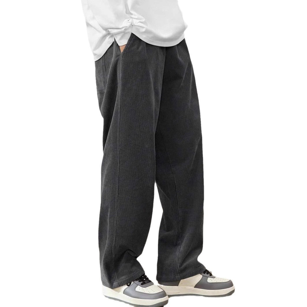 Men's wide streetwear pants with loose fit – casual comfort for every day