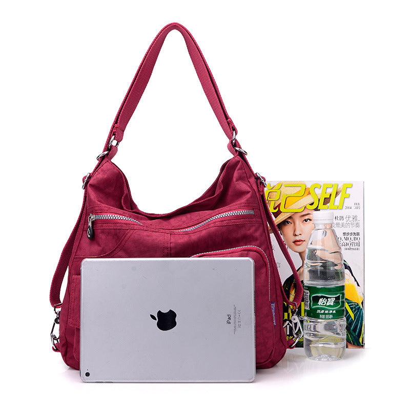 Ruth – Luxury Waterproof Nylon Shoulder Bag with Large Capacity