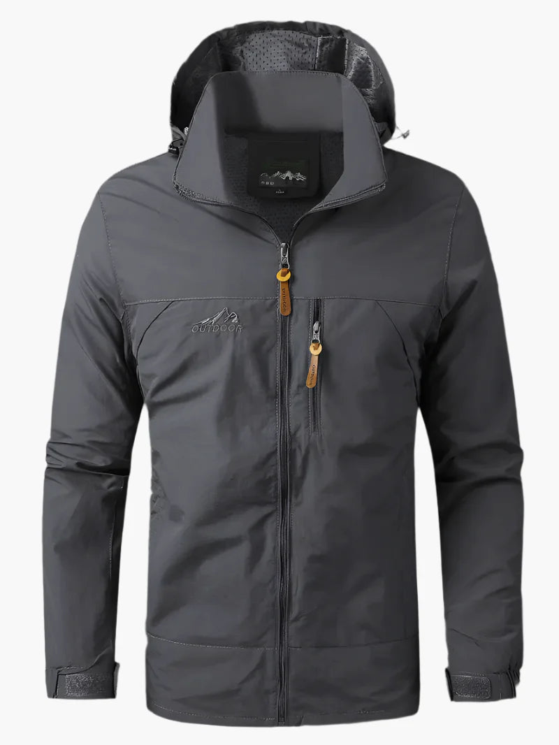 Men's Outdoor Jacket Waterproof and Windproof – Functional Hiking Jacket for Adventures and Daily Use