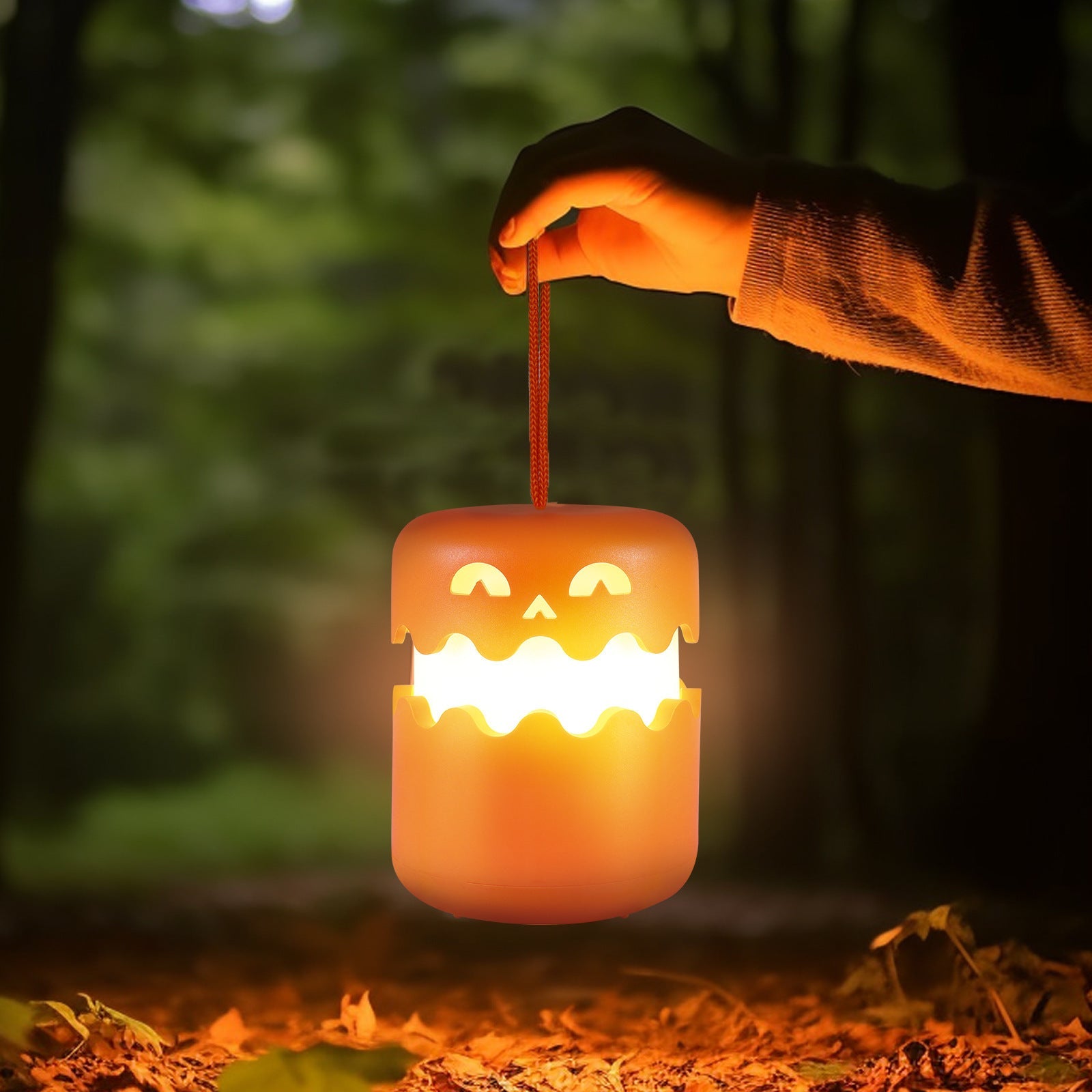 Halloween Decorative LED Lamps – Pumpkin Face – Festive Atmosphere Lighting for Halloween Parties & Trick-or-Treat