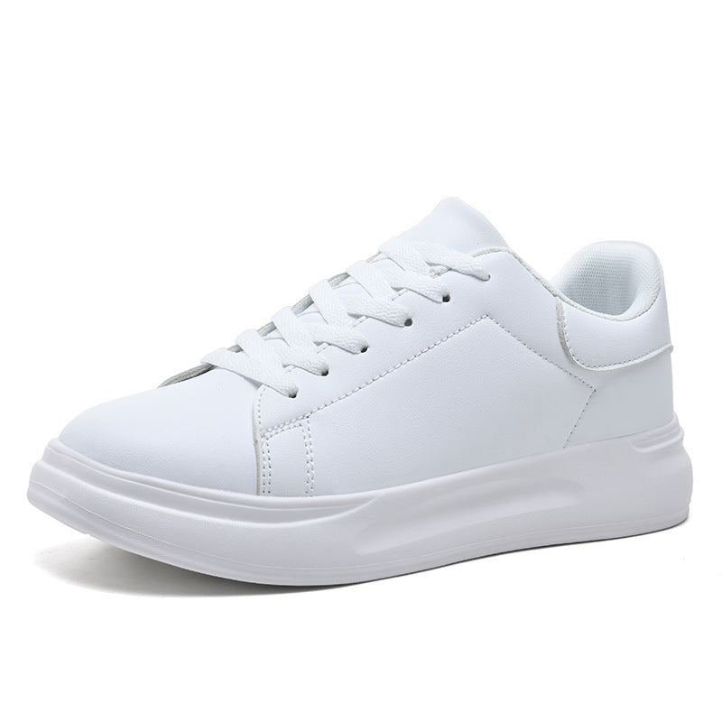 Norman – Large Size White Waterproof Sneakers made of Vegan Leather