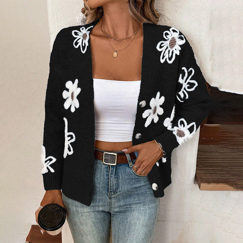 Alice – Floral Print Vest With Buttons