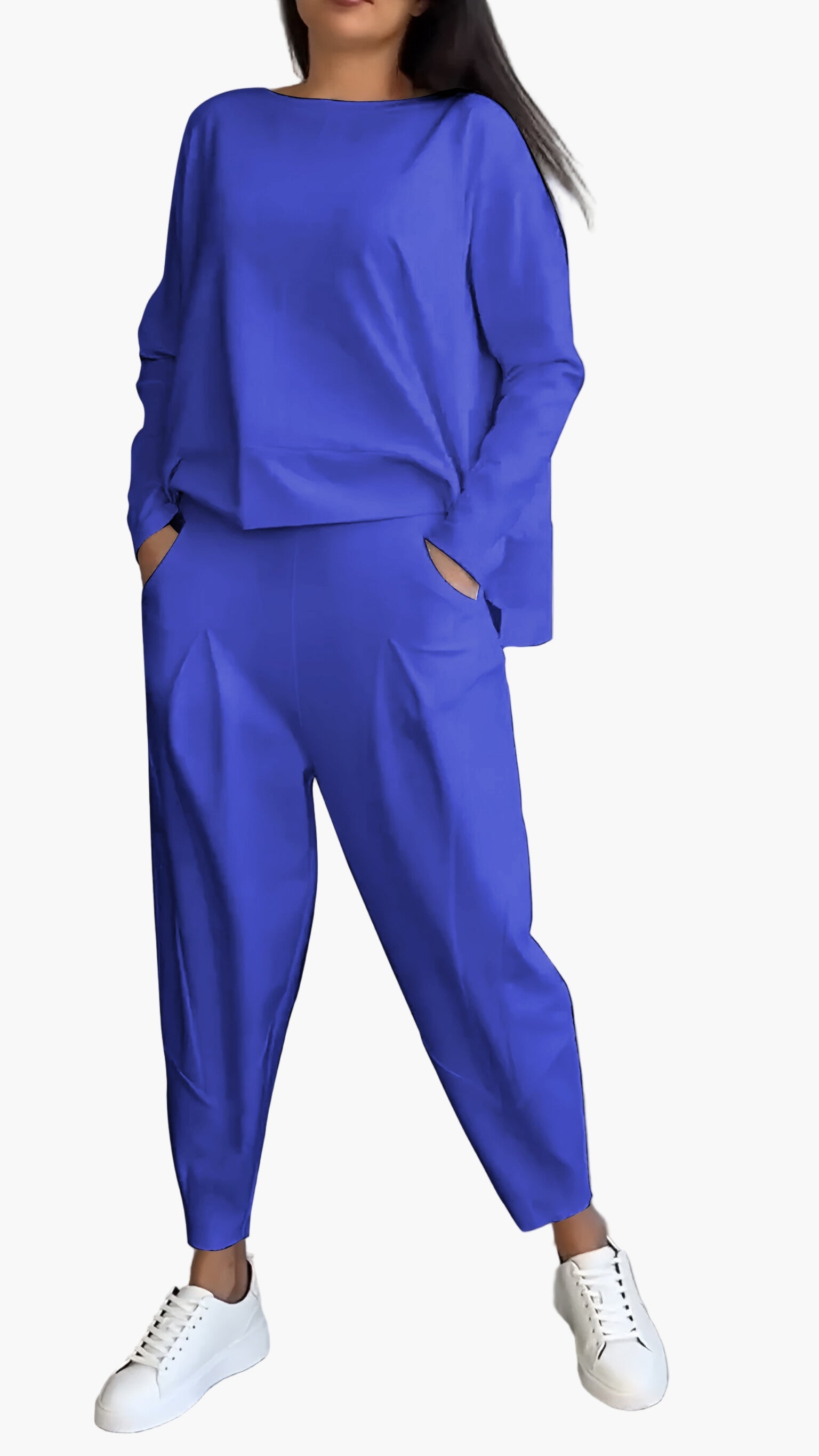 Women's Two-Piece Lounge Set – Comfortable Casual Outfit for Home and Leisure Time