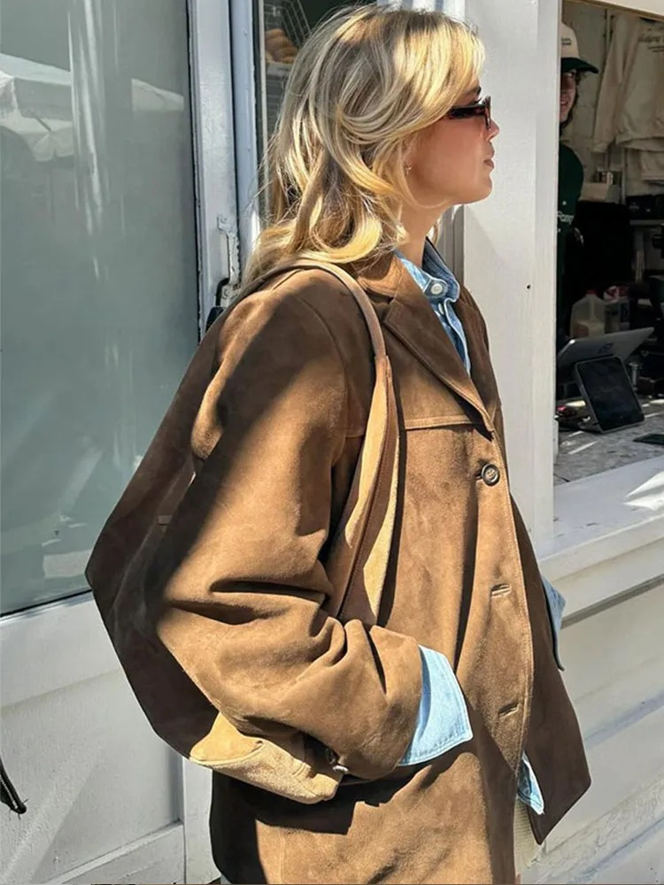 Women's Oversized Blazer Classic and Fashionable for Autumn and Winter